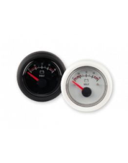 Voltmeter 8-16V black