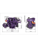  Marine Diesel Engine HAYNAV MARINE HM4.130