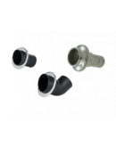 Angled exhaust connection d=60mm